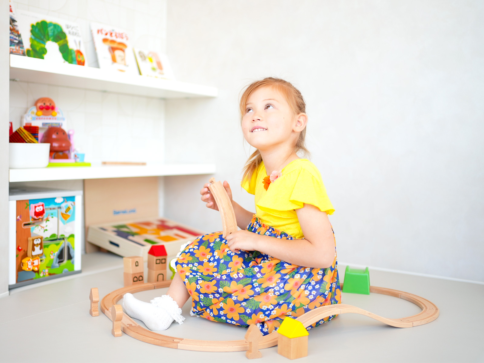 キッズスペースで待ち時間も楽しく過ごせます